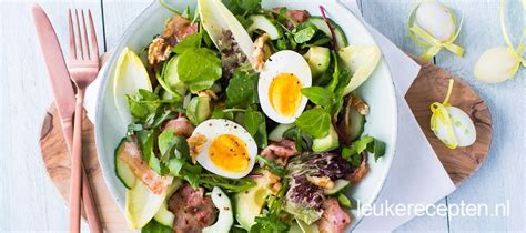 Anekdote Maligne Startpunkt witlofsalade met ei Mais Halt Pamphlet