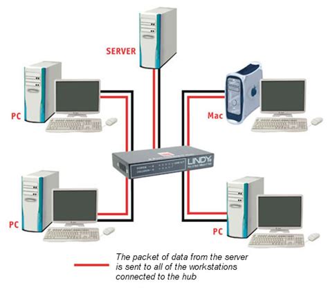 As shown in the diagram the mac peripheral allows connection in a medium indipendent way. Computer Products Guide, network hubs and switches, hubs and switches function as a common ...