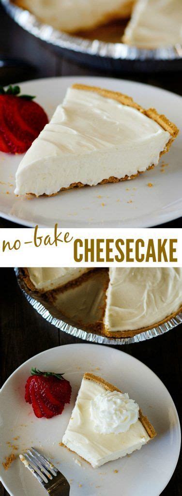 No Bake Cheesecake 8 Ounces Cream Cheese Softened 1 Cup Powdered Sugar 1 Cup Heavy Whipping
