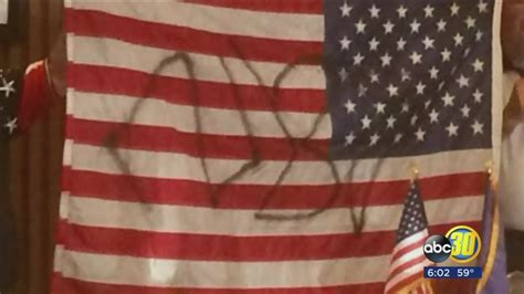 Symbol Of Freedom Defaced In Los Banos Veterans Found Flags Tagged
