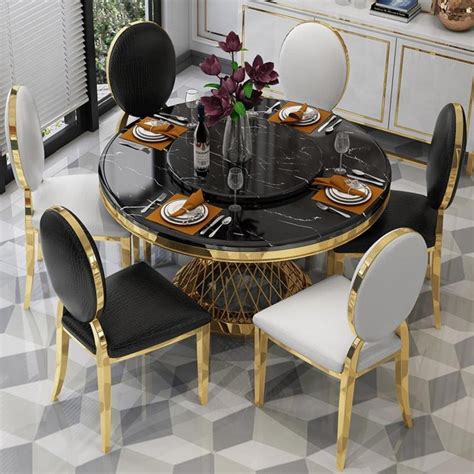Minimalist Modern Marble Dining Table And 4 Chairs My Aashis