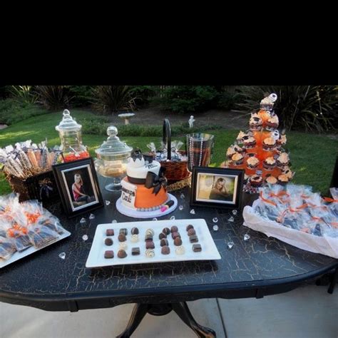 Candi's high school graduation dessert table!! | Dessert table