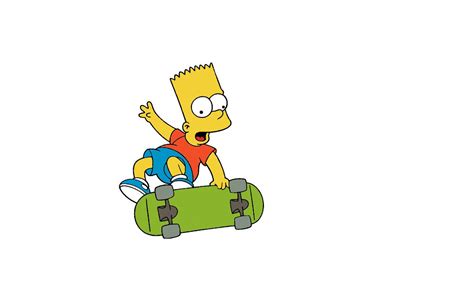 Famous Drawings Of Bart Simpson On A Skateboard Ideas