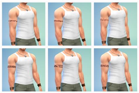 6 In One Armband Tattoo At Lumialover Sims Sims 4 Updates