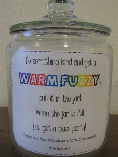 A Love For Teaching Warm Fuzzy Jar