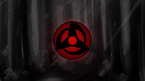 Sharingan In Forest Background Hd Sharingan Wallpapers Hd Wallpapers