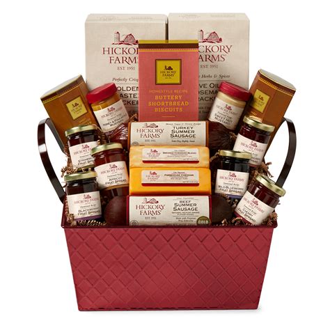 Gift definition, something given voluntarily without payment in return, as to show favor toward someone, honor an occasion, or make a gesture of assistance; Hickory Farms Savory & Sweet Holiday Gift Basket | Hickory ...