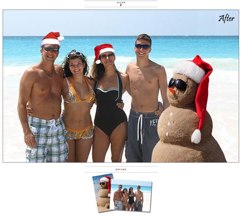 Check spelling or type a new query. Beach Christmas photo editing services | Add Christmas ...