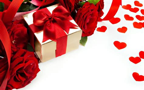 Regalos Y Rosas Para El 14 De Febrero Wallpaper Hd Ultra