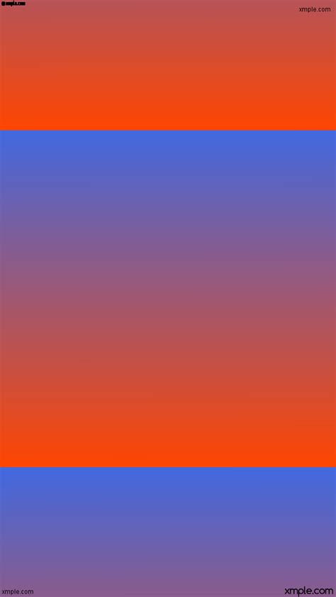 Wallpaper Gradient Blue Orange Linear Highlight Ff4500 4169e1 135° 50