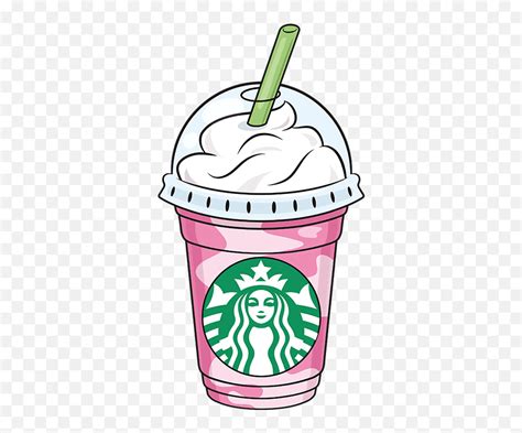 How To Draw A Starbucks Frappuccino Draw A Starbucks Frappuccino Png