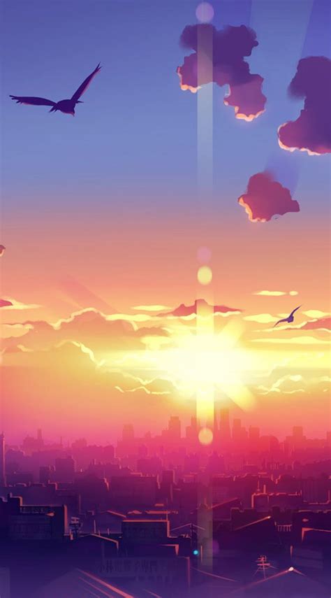 4k Anime Sunset Wallpapers Top Free 4k Anime Sunset Backgrounds
