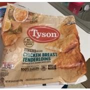 Tyson red label golden crispy chicken tenderloins, uncooked, 10 lbs item 7147 compare product. Tyson Breaded Chicken Breast Tenderloins, Uncooked ...
