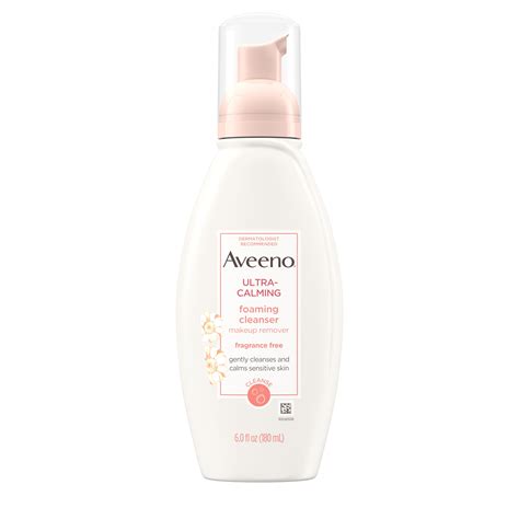 Aveeno Ultra Calming Foaming Cleanser For Dry Sensitive Skin Face Wash