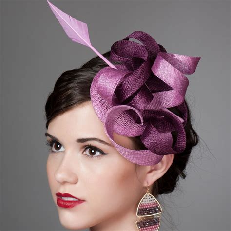 Sinamay Fascinator Cocktail Hat With Arrow Quill Fascinator Cocktail