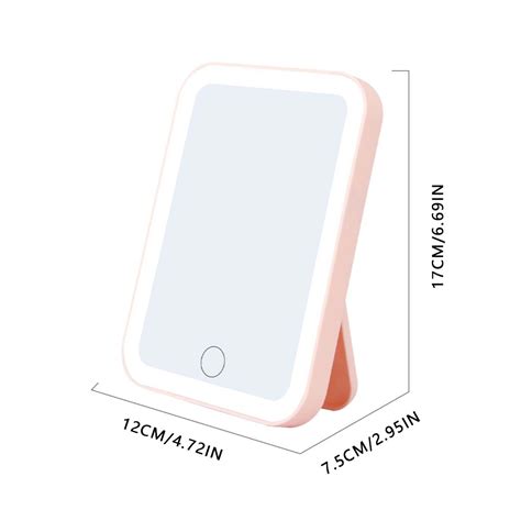 MtsDJSKF LED Student Dormitory Makeup Desktop With Lights For Home And