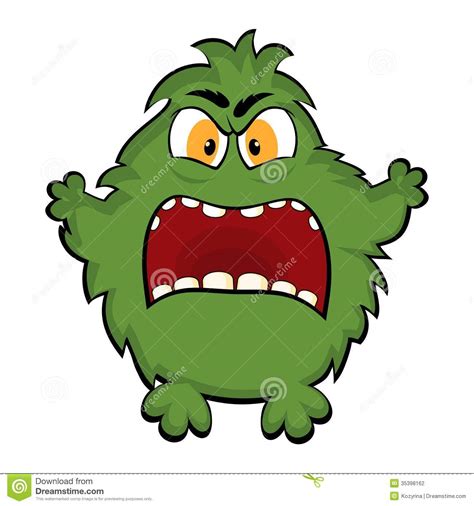 Funny Monster Stock Photography Image 35398162