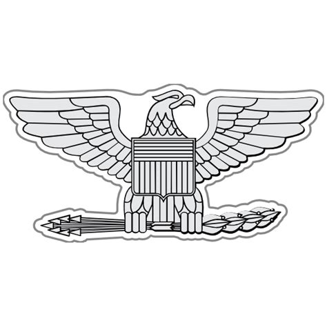 Air Force Rank O 6 Colonel Sticker