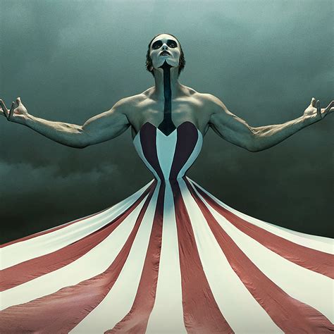 american horror story freak show art premium satin poster shop hulu
