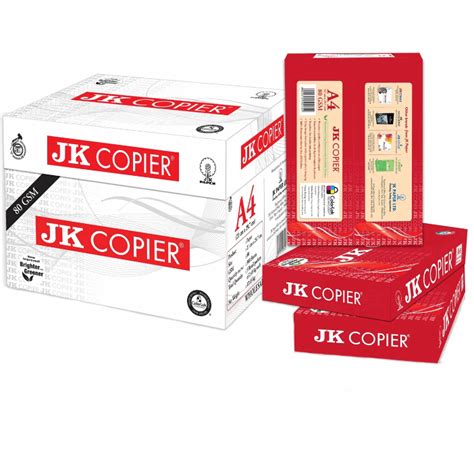 Jk Copier Photocopy Paper 80gsm Rs1550 A4 80gsm 500sheets