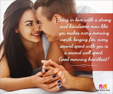 Good Morning Love Quotes For Him A Strong And Handsome Man