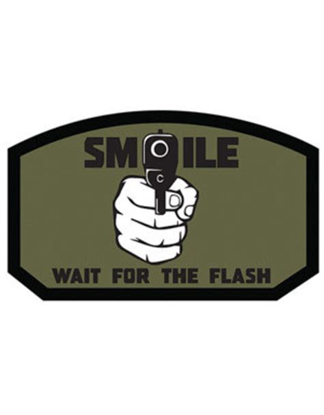 Morale Patch Smile Flash Military Outlet