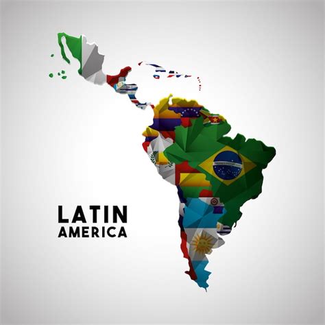 Premium Vector Latin America Map
