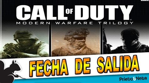 Call Of Duty Modern Warfare Trilogy Fecha De Salida Inminente