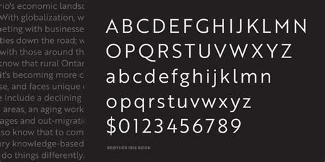 Brother 1816 Typeface On Behance