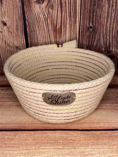 Embroidery Thread Rope Bowls Etsy