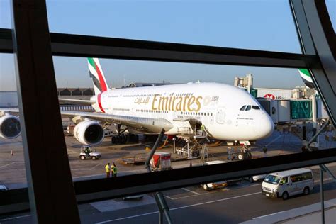 Dubai Uae November 24 2019emirates Airbus A380 Prepares To Board