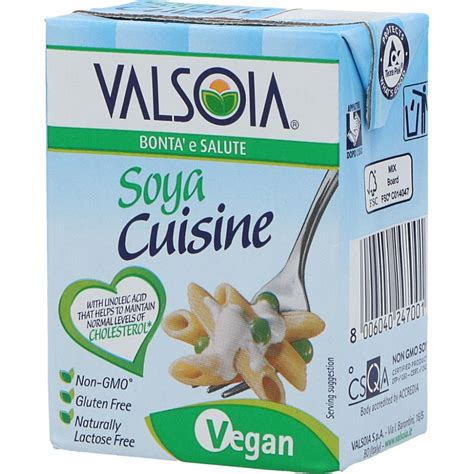 Valsoia Soy Based Cooking Cream 200 Ml Cream Fresh Cream And White Sauce Dairy Products