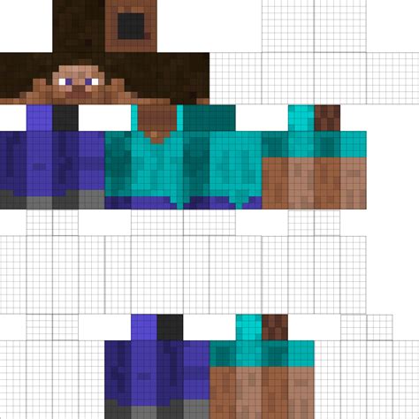Modèle 3d De Steve Minecraft Mixamo Animable Utilisez Votre Propre