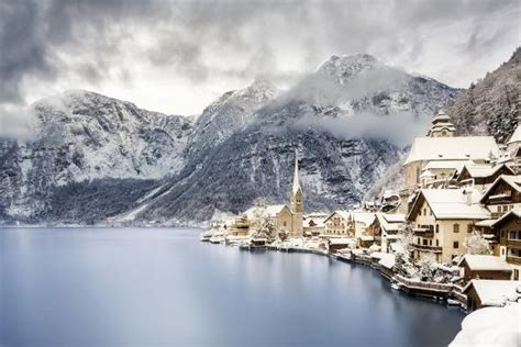 Hallstatt Lake Hallstatt Salzkammergut Upper Austria Austria