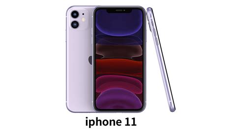 2019 Apple Iphone 11 Mobile Phone 3d Model Rhino