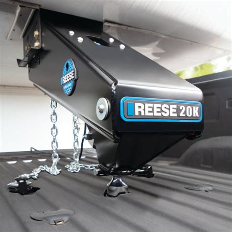 Reese Goose Box 5th Wheel Pin Box Air Ride 20000 Lb Capacity