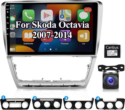 Hodozzy Carplay Android Auto Android Radio Coche Para Skoda Octavia 07