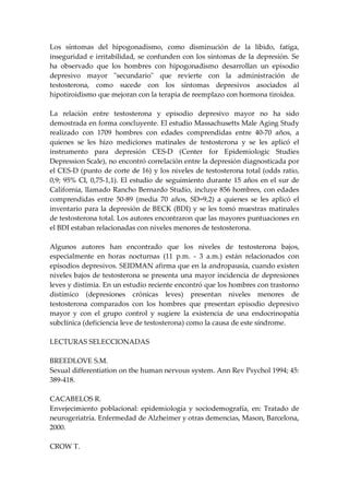 Hormonas sexuales y cerebro dr jorge téllez vargas PDF Descarga