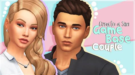 Base Game Couple The Sims 4 Create A Sim Sim Download Youtube