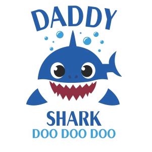 Daddy Shark Doo Doo Doo doo vector