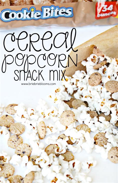 Cereal Popcorn Snack Mix Recipe Brie Brie Blooms