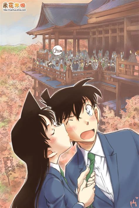 Shinichi Kudo And Ran Mori Anime Detective Phim Hoạt Hình