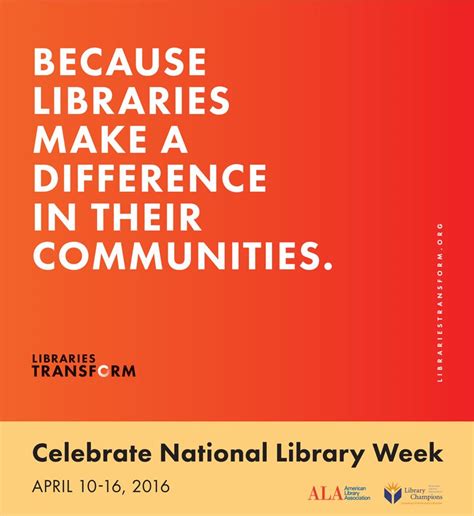 National Library Week Library Week Library Quotes Library