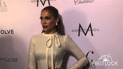 Jennifer Lopez Arriving At The Daily Front Rows Fashion La Awards