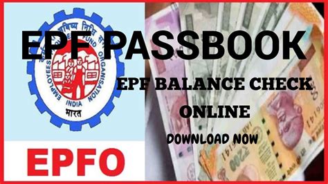 Epf Passbook How To Download Epfo Passbook Online Member Passbook