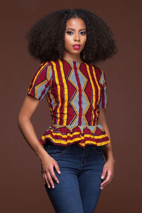 African Print Tops On Stylevore