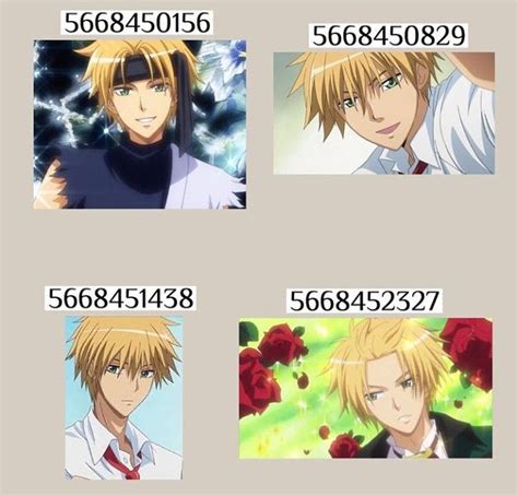 Four Anime Characters With Different Expressions And Numbers On Their