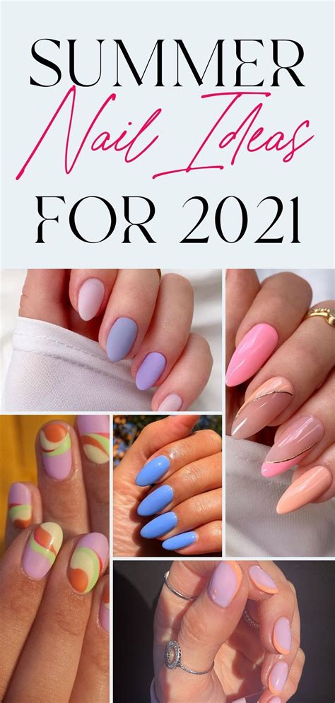 Summer Nail Design Ideas For 2021 2024 The Blushing Bliss Summer Nails Summer Gel Nails