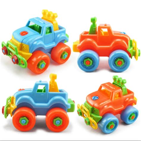 Hey Funny Baby Plastic Car Toy Disassembly Assembly Classic Cars Off