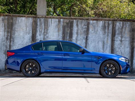 2019 Bmw M5 Competition In Marina Bay Blue Metallic New Photos